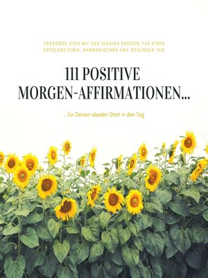 cover image of 111 positive Morgen-Affirmationen für Deinen idealen Start in den Tag